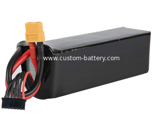 China Smart 22000mAh14.8 V Lipo Battery For Drone / 4 Cell Li Polymer Battery Pack supplier
